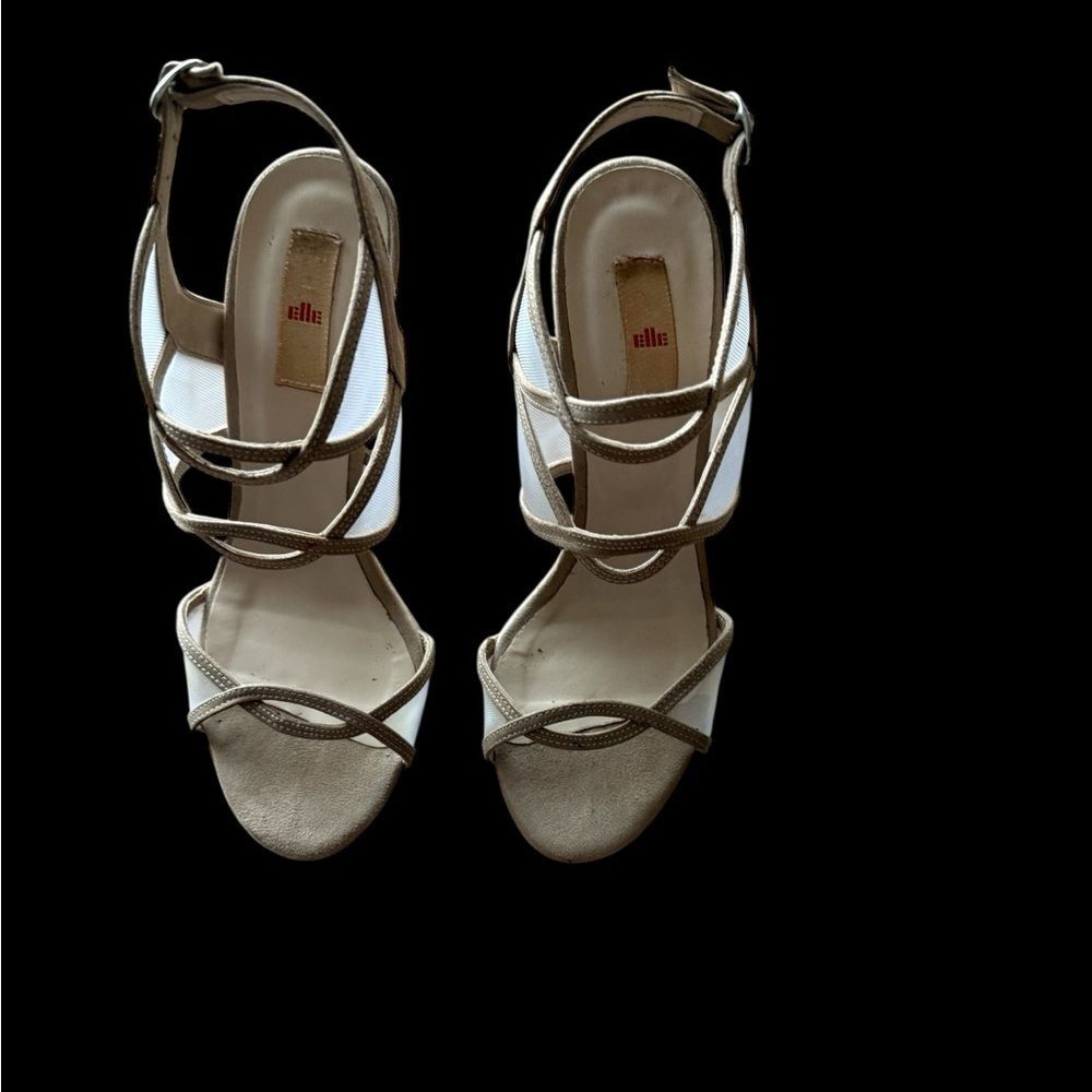 Elle Suede Leather Strappy Heels Women’s Size 6 US (37 EU) | Love/List Challenge